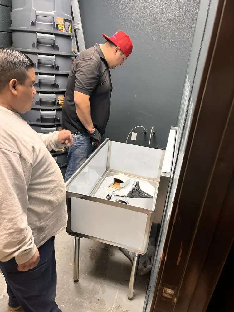 Commercial plumbing and sink installation in Carmichael Hill